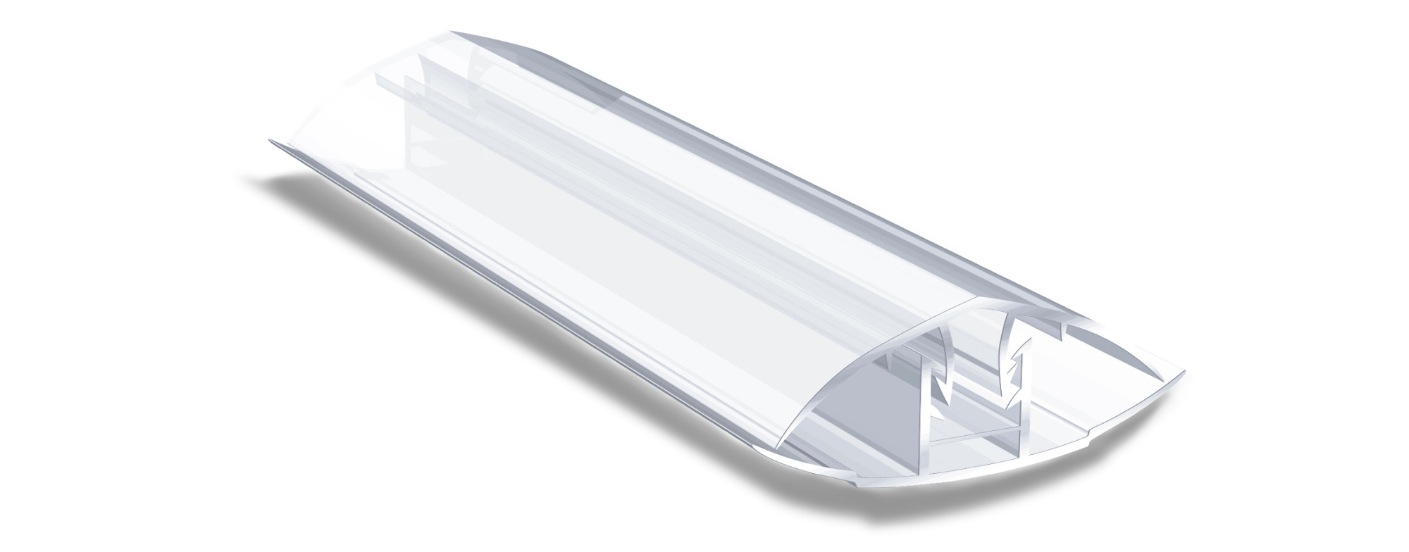 Соединитель для поликарбоната 4мм 6м.