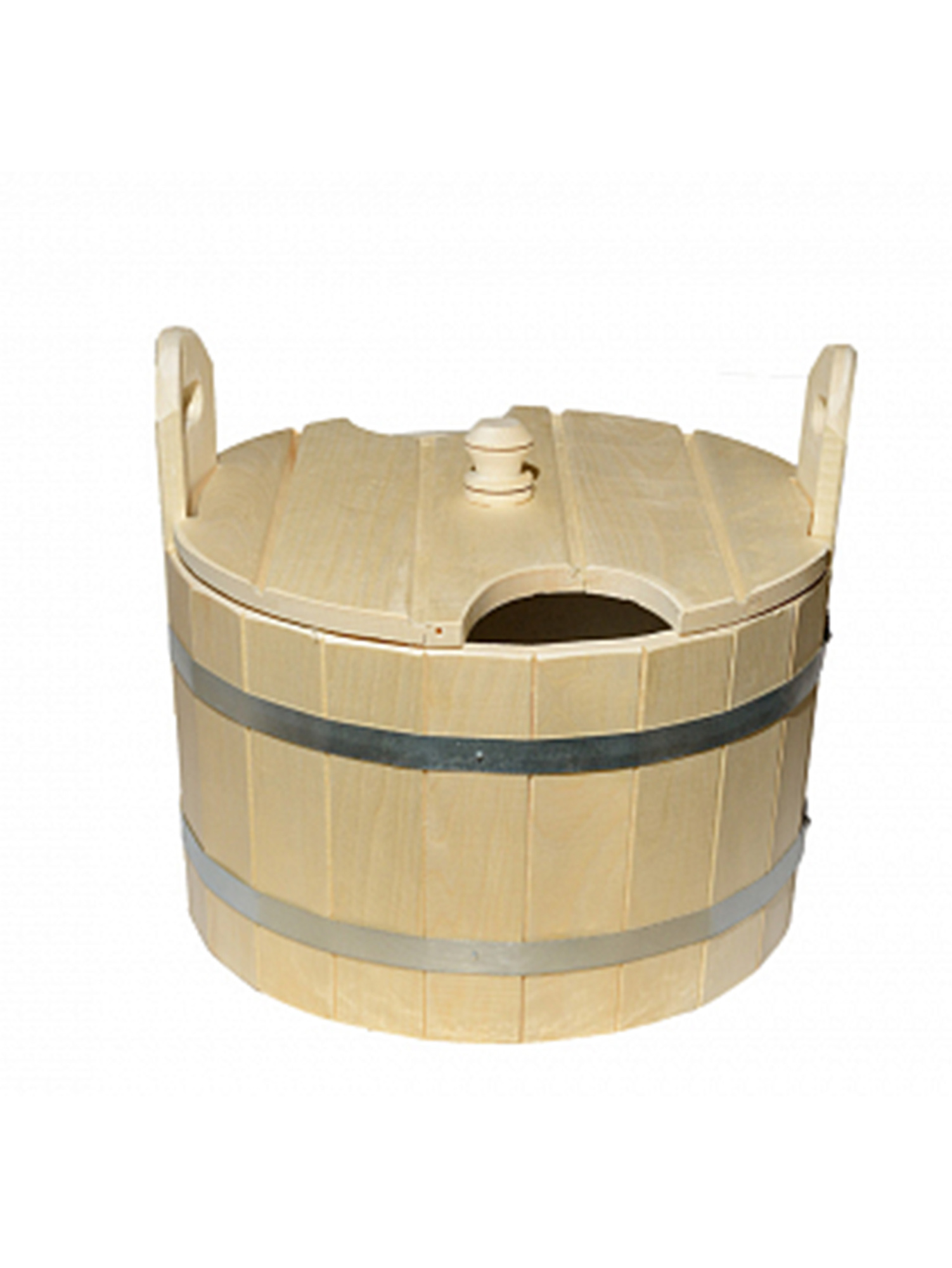 Запарник деревянный 14л со вставкой 